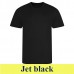 JC001 COOL T - Unisex környakú póló szublimáláshoz jet black